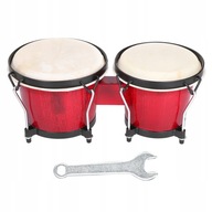 Drewniane afrykańskie bongosy bęben Djembe