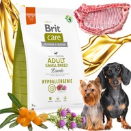 BRIT CARE krmivo pre malé psy hypoalergénne BEZ OBILNINY s jahňacím 3kg