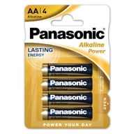 4x Bateria alkaliczna paluszek AA LR6 1,5V PANASONIC MOCNE