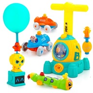 Zabawka dla dzieci wyrzutnia balonów z autami dla 4 5 6 7 8 latka