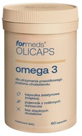 ForMeds OLICAPS OMEGA 3 - Cholesterol Działanie przeciwzakrzepowe EPA DHA