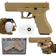 PISTOLET NA KULKI REPLIKA IMITACJA BRONI GLOCK 17 ASG + 800 KULEK GRATIS