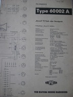 TC - chassis Record Type 60002 A VEB Rafena - instrukcja Schemat