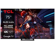 Telewizor QLED TCL 75QLED870 75'' 144Hz 4K UHD HDR Google TV