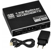 SPLITTER HDMI 2.0 1x2 4K UHD HDCP 2.2 Rozdzielacz