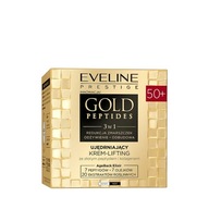 Eveline Liftingový krém 50+ Gold Peptides 3in1 Redukčný liftingový krém