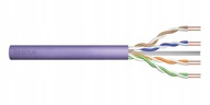 Kabel teleinformatyczny instalacyjny DIGITUS kat.6, U/UTP, B2ca, drut, AWG