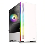 Obudowa Zalman S5 WHITE Mid Tower TG RGB 2xFAN Biała