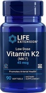 Life Extension Vitamín K2 MK-7 45 mcg 90 mäkkých kapsúl