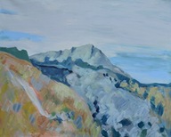 hory, obraz, akryl, plátno, Leszek Drygalski
