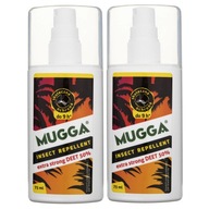 Mugga Spray szett 50% DEET - 75 ml x 2 db
