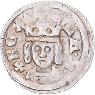 Moneta, Węgry, Bela IV, Denar, 1235-1270, VF(30-35