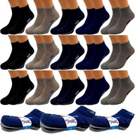 15x Chlapčenské bavlnené ponožky pre mládež 31-34
