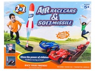 Penové rakety + 2 pretekárske autá