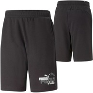 Pánske športové kraťasy PUMA LOGO POWER SHORTS krátke teplákové bavlna S