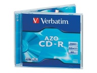 VERBATIM 43327 Verbatim CD-R jewel case 10 700MB 52x Crystal DataLife+ AZO