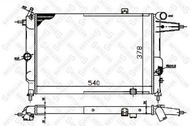 Stellox 10-25059-SX Chladič, chladiaci systém motora