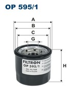 Filtr oleju FILTRON OP 595/1