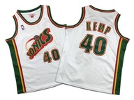 Strój koszykarski Nr 40 Kemp SuperSonics Jersey, 152-164