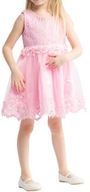Elegantné dievčenské šaty Claire ružové, 104