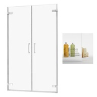 Drzwi prysznicowe wnękowe prysznic 120 mirror