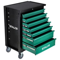 Szafka narzędziowa 7 szuflad z wyposażeniem 165elem STALCO S026399165