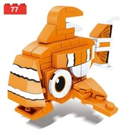 NEMO BOHÓC építőkockák 77 db-os helyettesítő TECHNIC