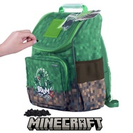 School backpack Minecraft Pixie Crew, 36 x 26 x 18 cm, Green