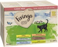 Feringa Classic Meat Mix Smaków Bezzbożowa Karma Dla Kota Tacki 6 x 100 g