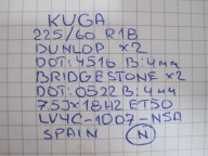 wheels discs tyres Ford Kuga MK R18 16r