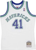 Dirk Nowitzki biała koszulka Swingman Dallas Mavericks 1998-1999