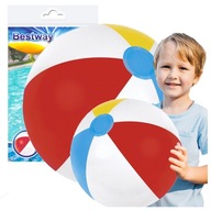 BESTWAY 31022 PIŁKA DMUCHANA PLAŻOWA KOLOROWA DUŻA 61CM XXXL