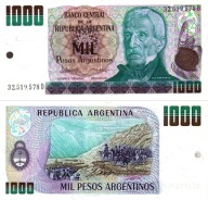 # ARGENTÍNA - 1000 PESOS - 1984 - P-317 - UNC