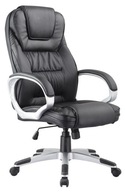 Otočné kreslo kancelárska Q-031 čierna ekokoža stolička