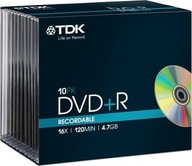 Płyta DVD TDK DVD+R 4,7 GB 16X 120MIN 1 szt