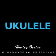 HARLEY BENTON Black Nylon struny pre ukulele