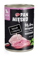 PAN MIĘSKO Kurczak z cielęciną dla kociąt 400g