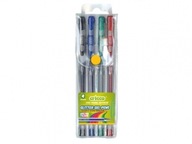 Długopisy żelowe brokatowe CRICCO 4 kolory SZ627
