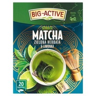 BIG ACTIVE herbata MATCHA ZIELONA I LIMONKA ekspresowa 20 KOPERT