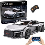 ÉPÍTŐKOCKÁK CADA RC VERSENYAUTÓ AUDI R8 COUPE 1:14 TÁVIRÁNYÍTÓS AUTÓ 536 EL.