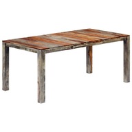 Jedálenský stôl sivý 180x90x76 cm masívne sheeshamové drevo