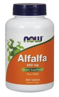 NOW Foods Alfalfa 650 mg 250 tabliet