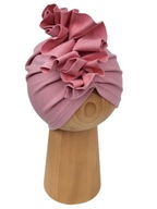 Czapka Turban Brudny Róż 44-47cm Polski Produkt