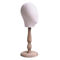 Wyświetlacz kapelusza Głowa manekina Odpinany drewniany stojak