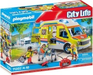 PLAYMOBIL KOCKY SANITKA AUTO SVETLO ZVUK 71202