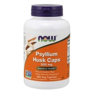 NOW FOODS Psyllium Husk 500mg Vláknina 200 kapsúl