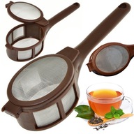 Sparovacie sitko z hliníka na prípravu čaju z kávy bylinný košík