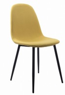 Stolička DART - žltá / nohy čierna x 1