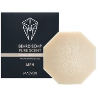 Masveri Beard Soap Pure Scent mydlo na fúzy 100g upokojuje podráždenie