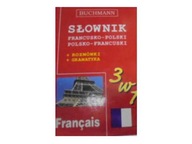 Slownik 3 w 1 francusko-polski polsko-francuski+Cd